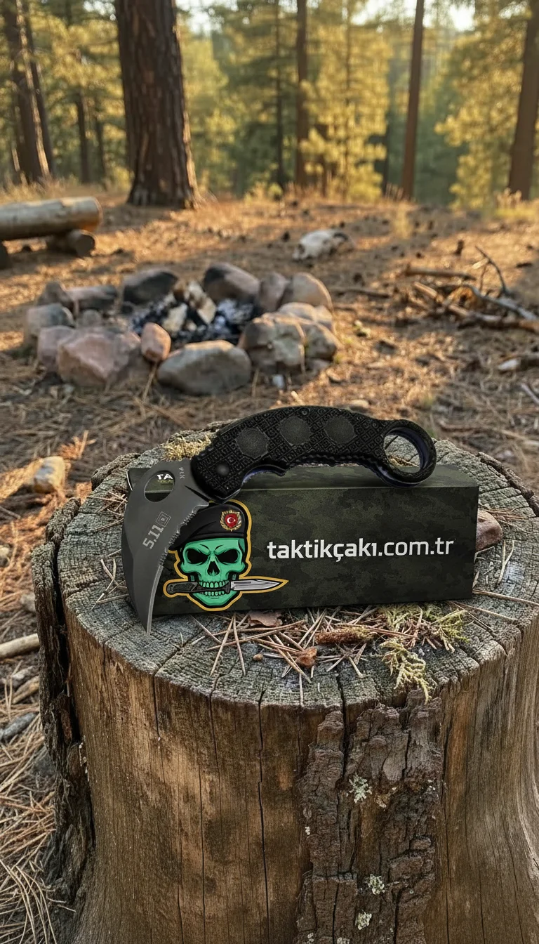 5.11 Karambit 16 CM Taktik Çakı - Keskin Çizgi Çakılı Çakı