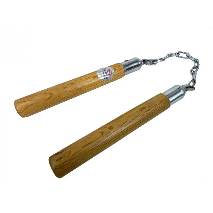 Ahşap Mınçıka 21 cm Döner Başlıklı 10 Halka Fıfınlanmış Meşe