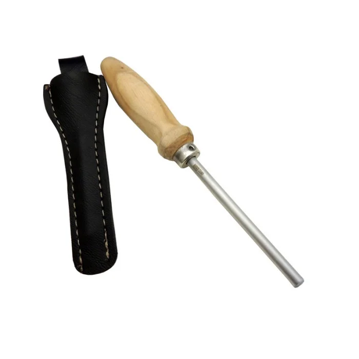 Avcı Masatı Civa Çeliği 23 CM Deri Kılıflı Av Bıçağı