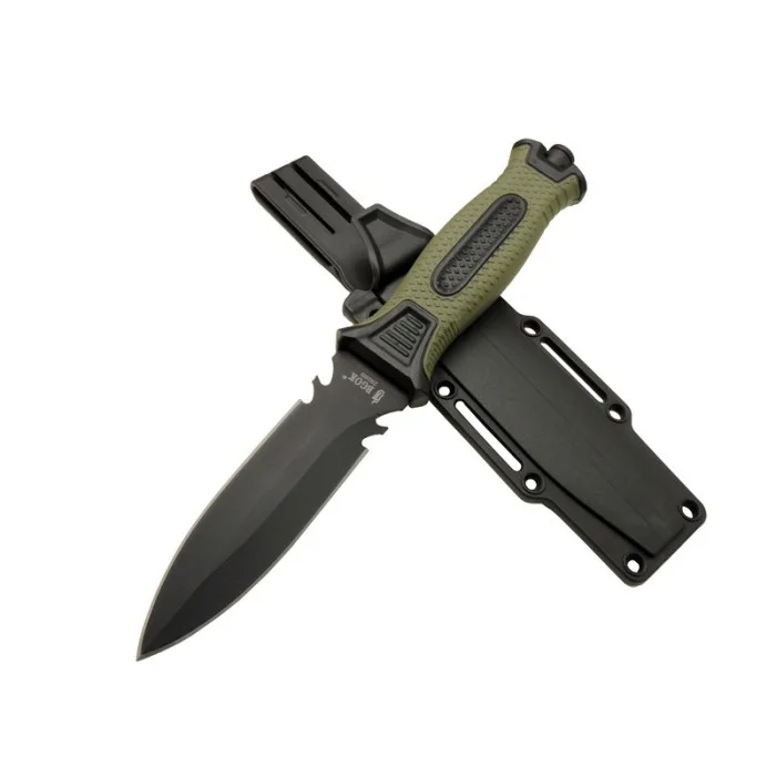 Bgok Bushcraft Kydex Bıçak Haki 25 CM Profesyonel Av Bıçağı – Avcılık ve Kamp İçin İdeal