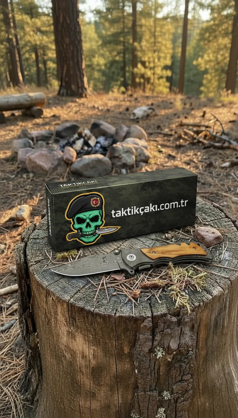 Browning Damaskus Çelikli Av ve Kamp Çakısı