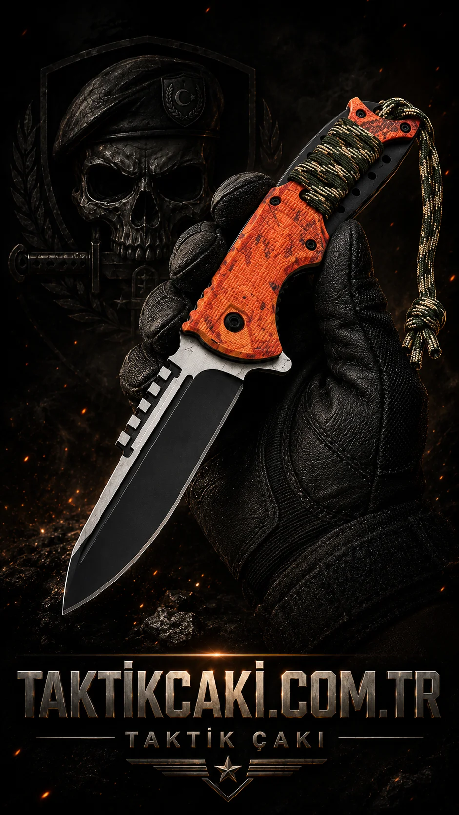 Browning Kevlar Profesyonel Av ve Kamp Çakısı Ornc