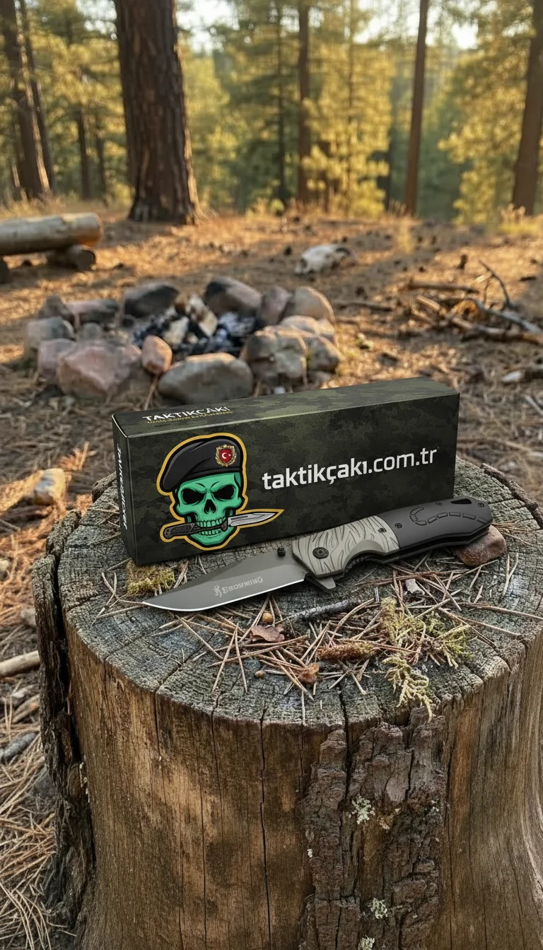 Browning Tailed Çakı - 21.5 CM Profesyonel Çakı