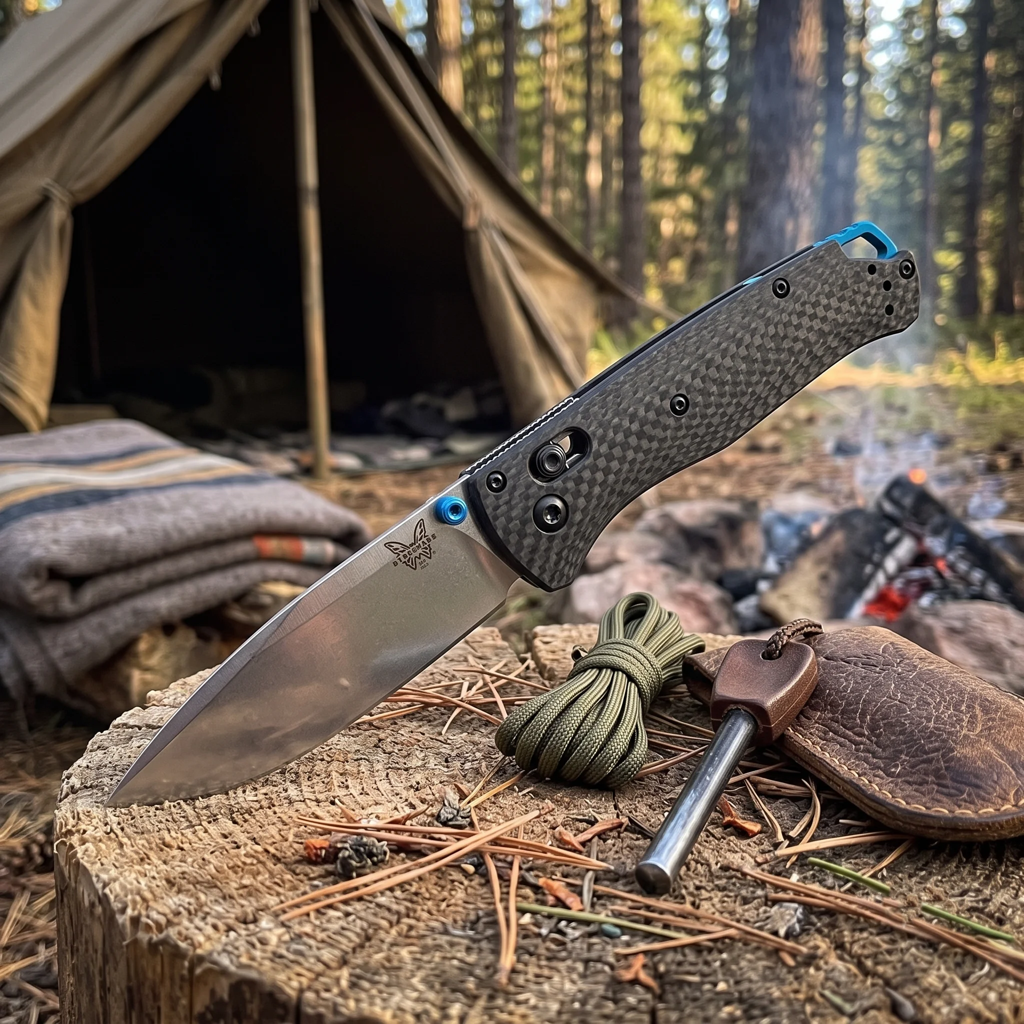 Bugout Carbon Fiber D2 Profesyonel Çakı