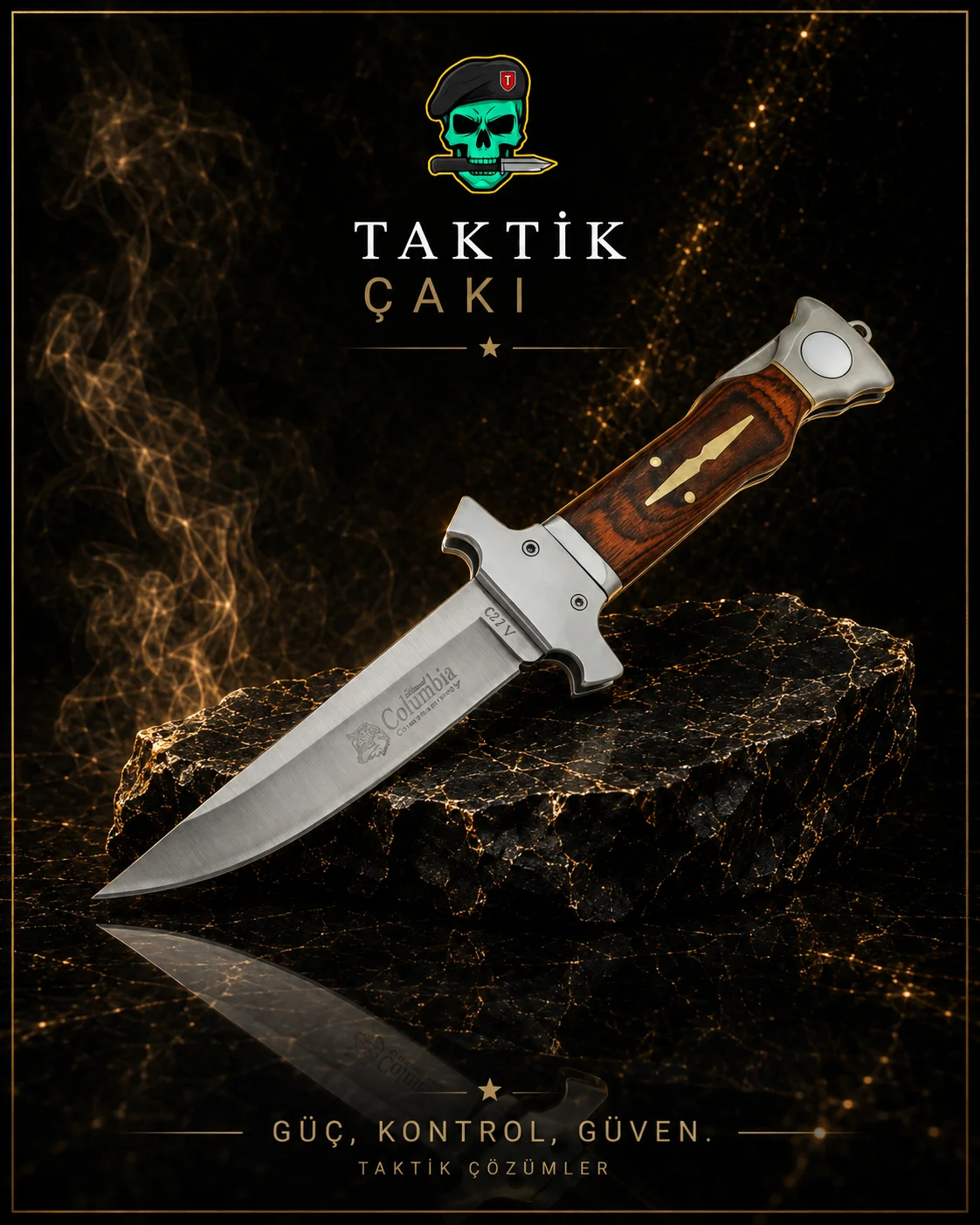 Columbia A123 Pocketknife – 22 cm Professional Knife - Görsel 2