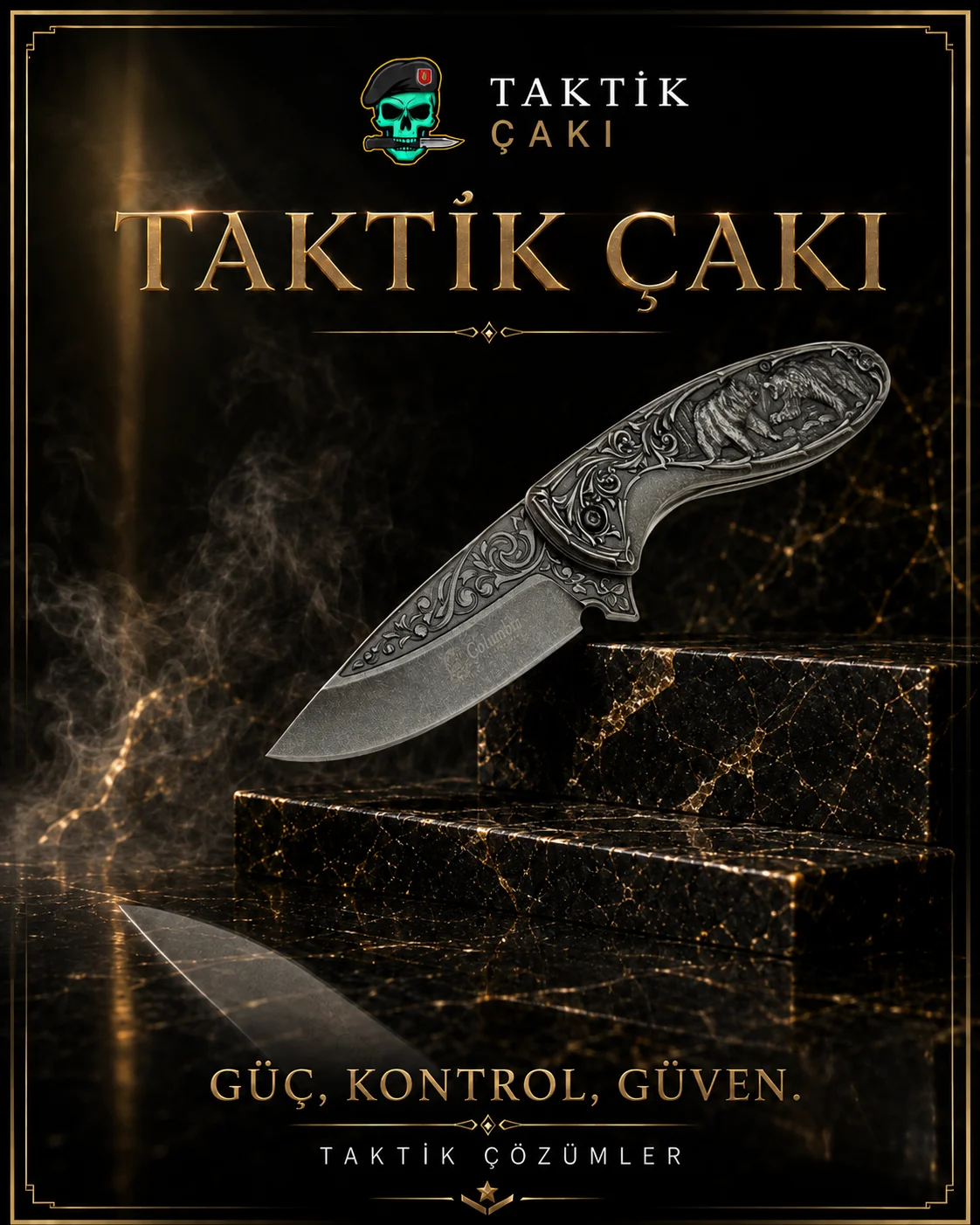 Columbia Moonlit Folding Knife Tianyum 20 CM - Görsel 3