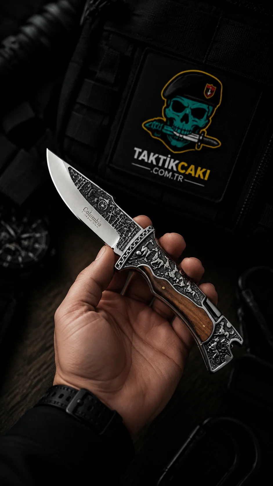 Columbia Baba Çakı Fayton – 23 CM Profesyonel Çakı