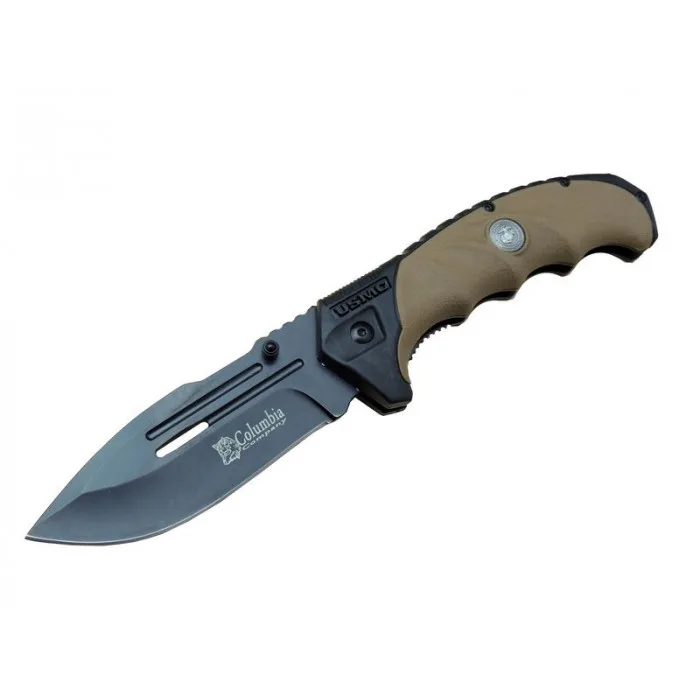 Columbia G10 Çakı Kahve – 22 cm Tek Elle Açılabilen Çakı