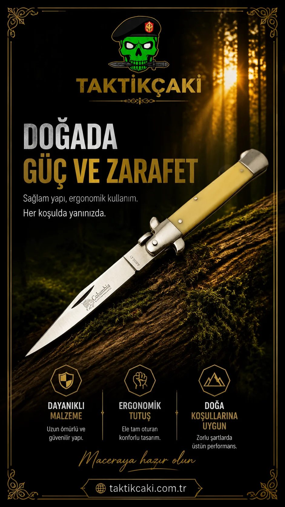 Columbia Italian Bone Knife K - Görsel 2