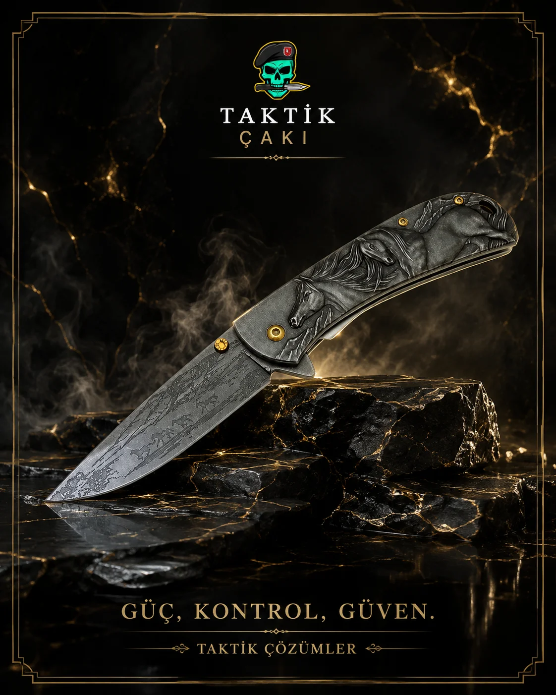 Columbia Professional Titanium Saddle Knife 20 CM - Görsel 2