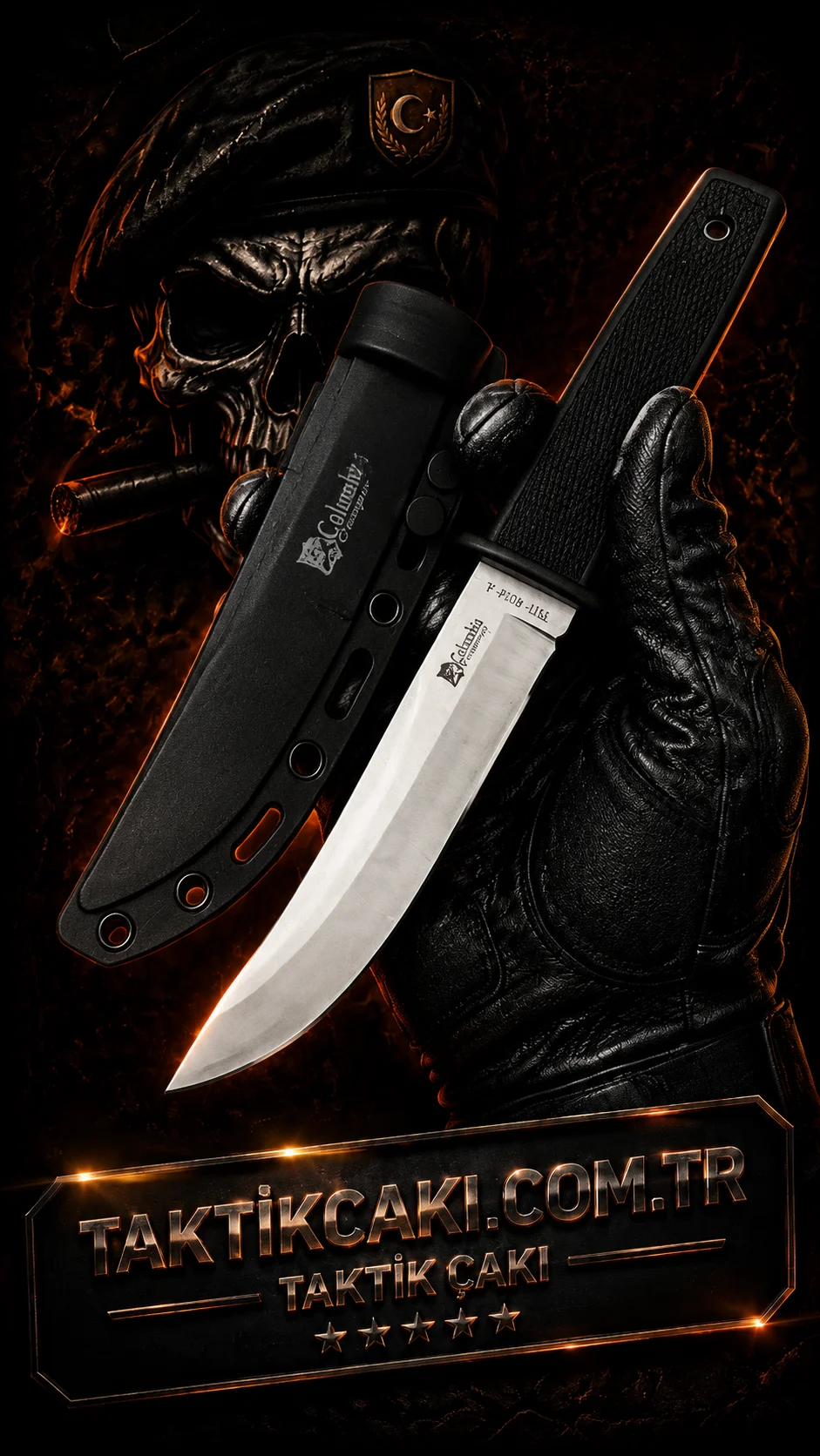 Columbia Tactical 25 CM Av Bıçağı