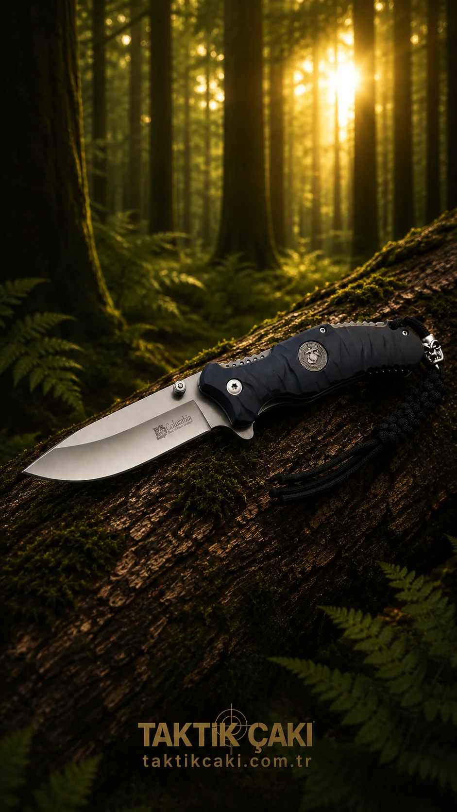 Columbia Tactical Çakı İpli 21 CM – Çok Fonksiyonlu Çakı - Görsel 2