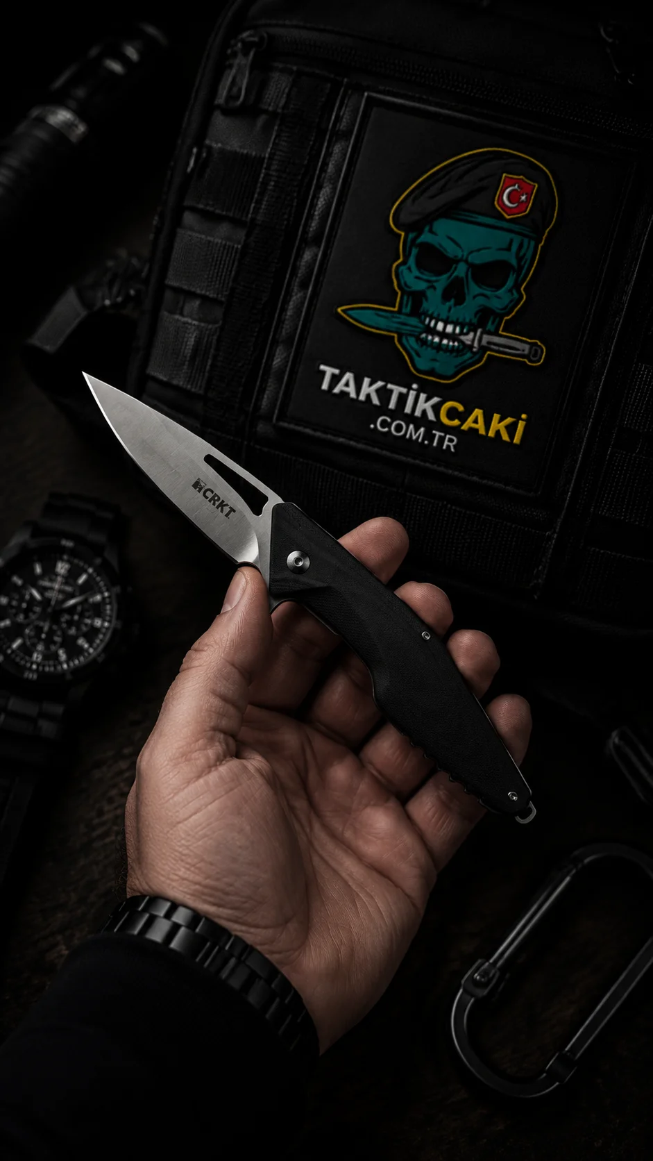Crkt Dıvısıon 21 CM Çakı - Dayanıklı ve Çok Yönlü Çakı