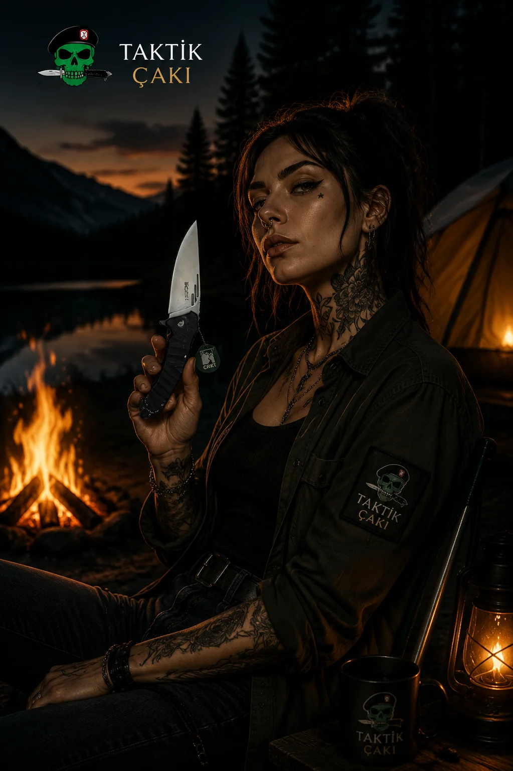 Crkt Onslaught Profesyonel Av Çakısı