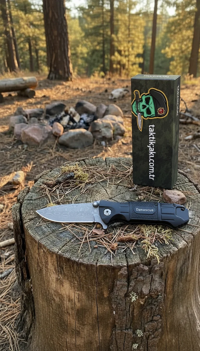 Damascus Çakı 2-8 – 20 CM – Şık ve Keskin Tasarım