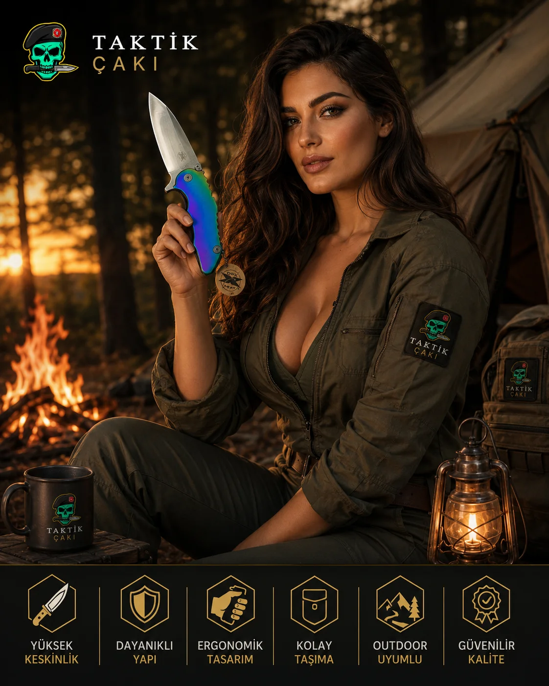 Dpx Gear Gökkuşağı Profesyonel Çakı