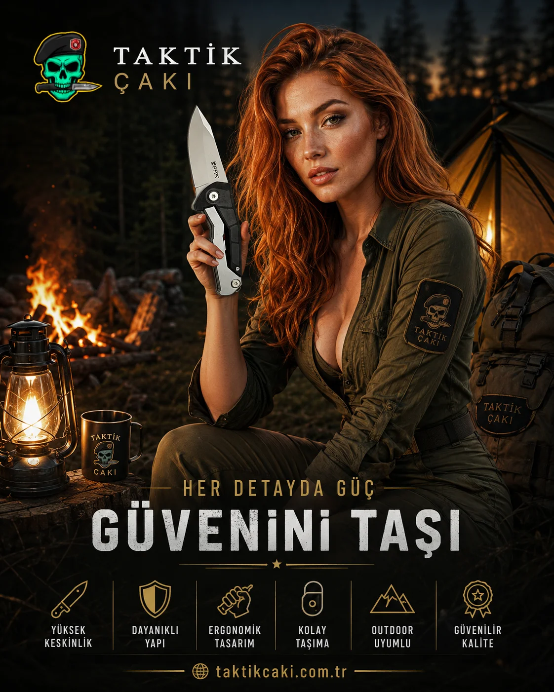 Dpx Gear Sugga Çakı - 17.5 CM Kompakt Çakı