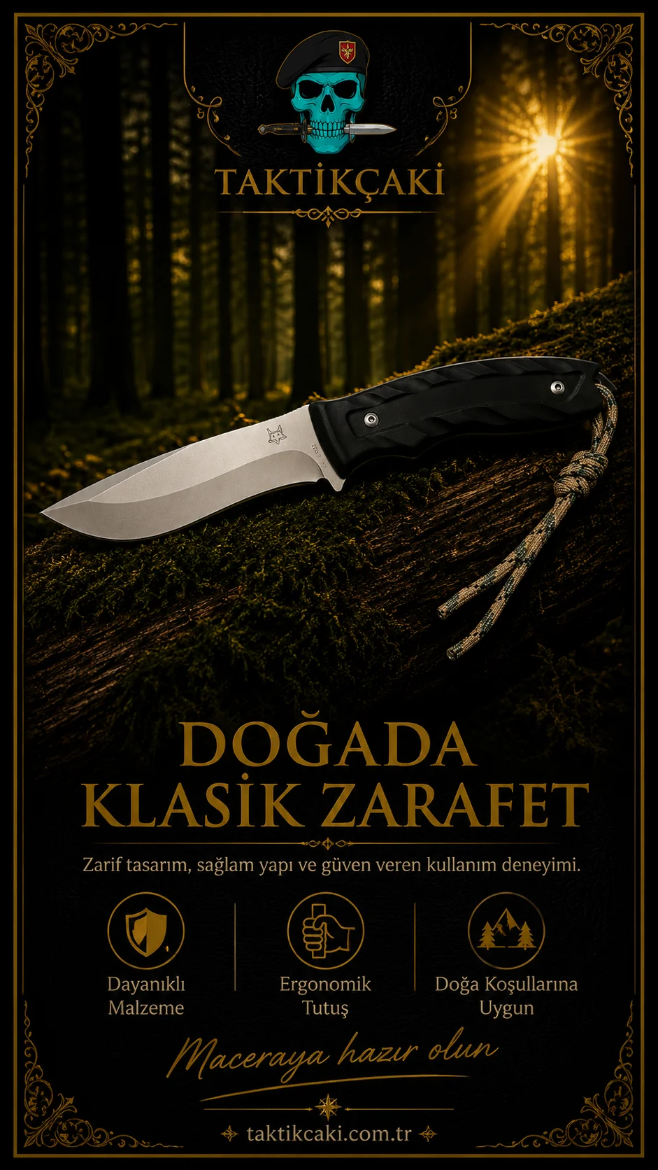 Fox Av Bıçağı Manıago 23.5 CM Profesyonel Av Bıçağı - Görsel 2