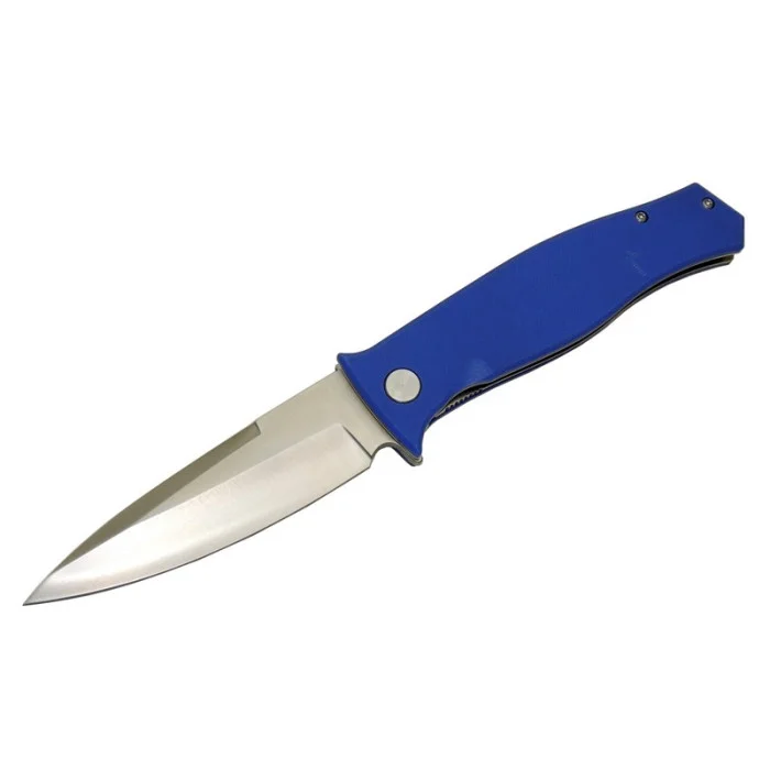 Grey Wolf D2 Profesyonel Av Çakısı - D2 Çelik G10 Mavi Sap - Görsel 2