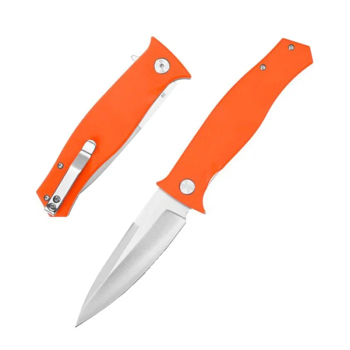 Grey Wolf D2 Profesyonel Turuncu Avcı Çakısı | WD25-310ORN - Görsel 2