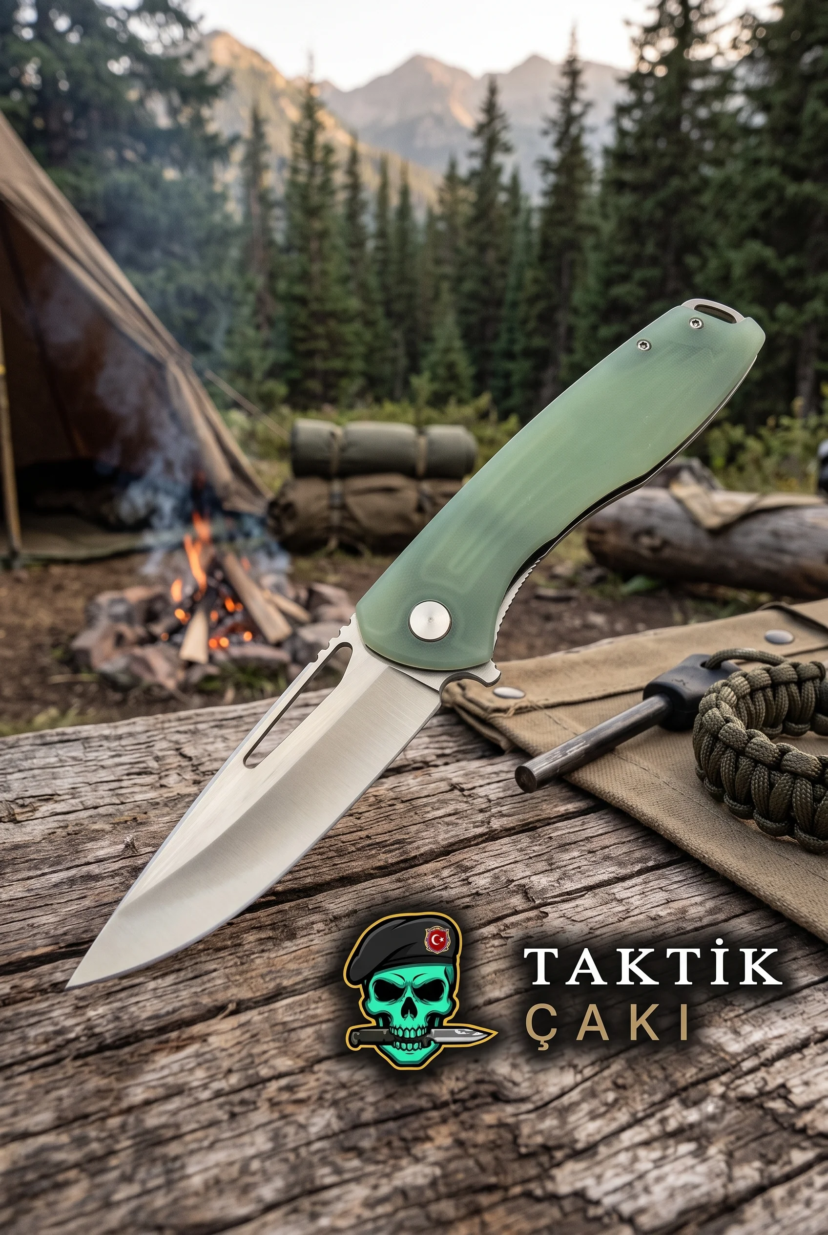 Grey Wolf Knife D2 Çok Yönlü Av ve Kamp Çakısı
