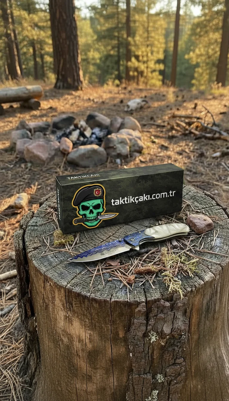 Haps Bugs Blue Sedef Çakı – Dayanıklı ve Şık Çok Amaçlı Çakı