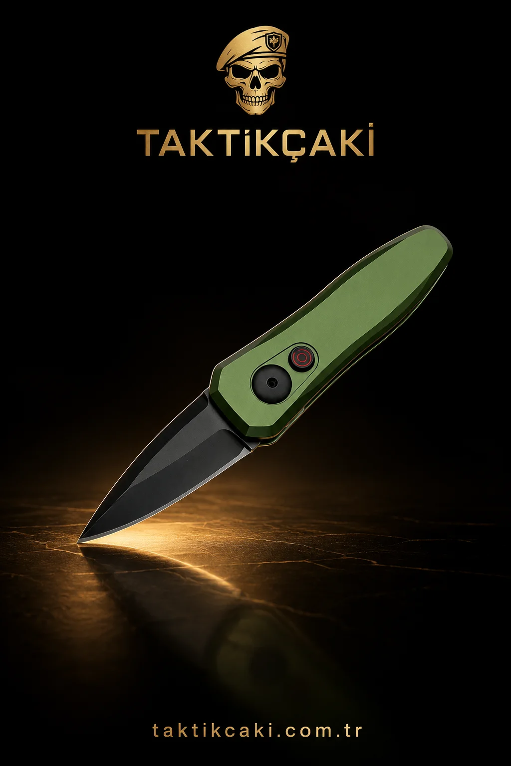 Haps Bugs Mini Oto Çakı 12,5 CM – 7500 Launch 4 Otomatik Çift Katmanlı Çakı