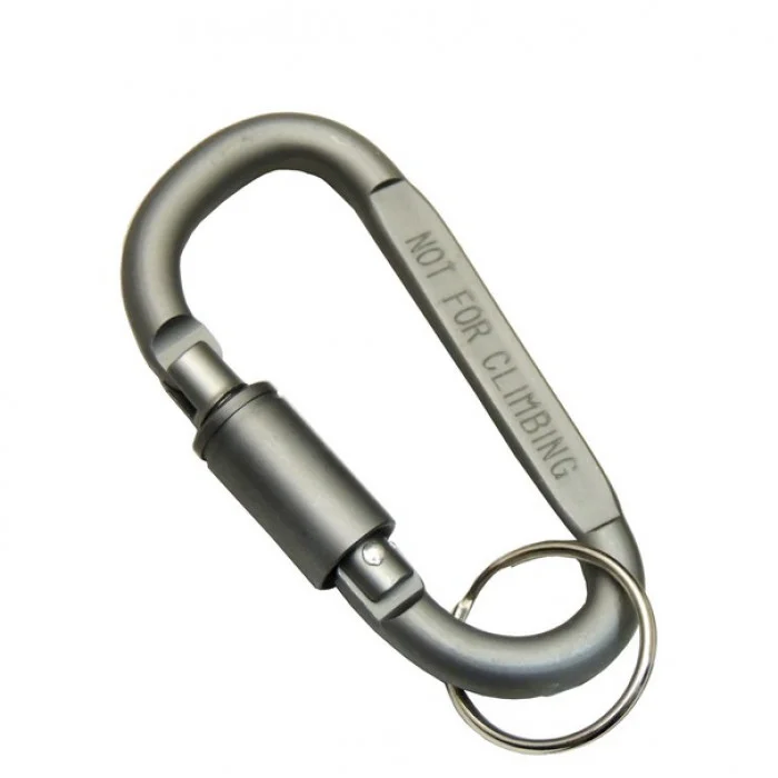 Karabina Gri 8 CM - Çok Fonksiyonlu Aksesuar