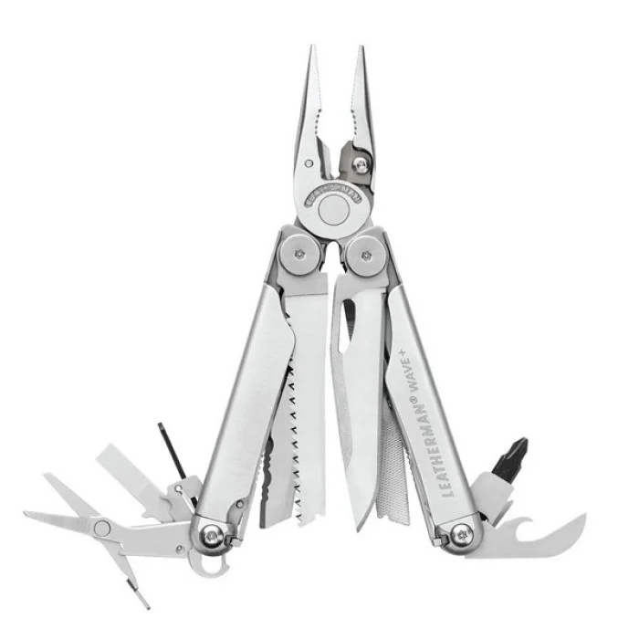 Leatherman Wave Plus Metalik Pense – Çok Fonksiyonlu Çakı ve Pense Seti