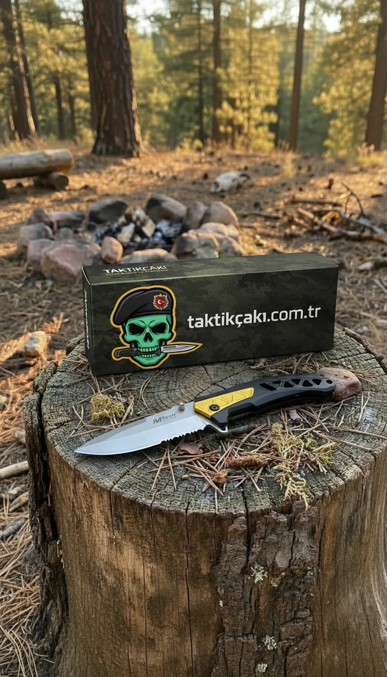 Mtech Çakı Sarı 21 cm - Güçlü Çakı