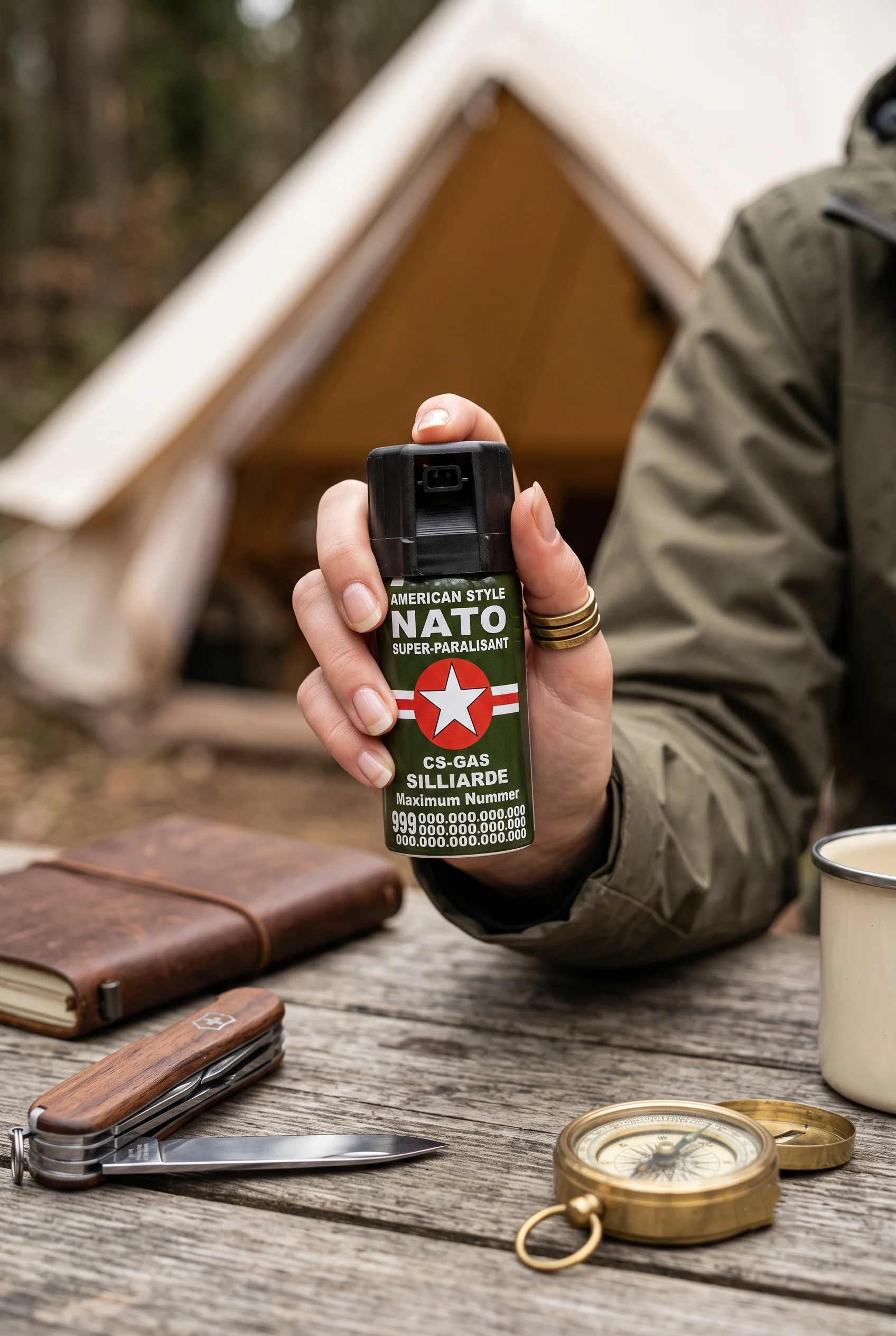 Nato Sprey 40 ML – Polis, Askere ve Stratejik Operasyonlar için Standart Kapak Spreyi