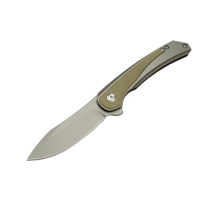 Padawan D2 G10 Krem Çakı – Profesyonel Flipper Çakı - Görsel 2