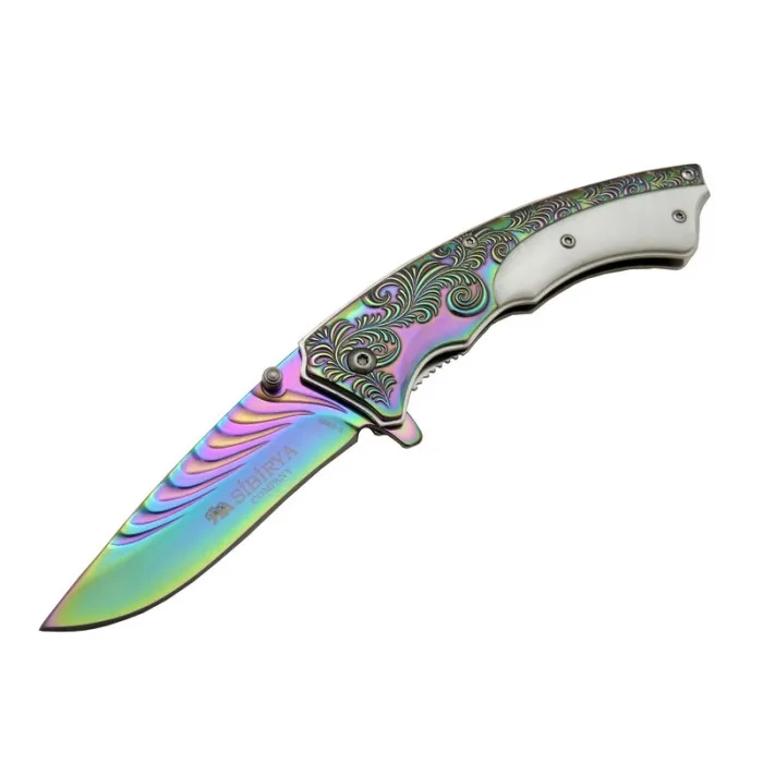 Sibirya İşlemeli Çakı Gökkuşağı