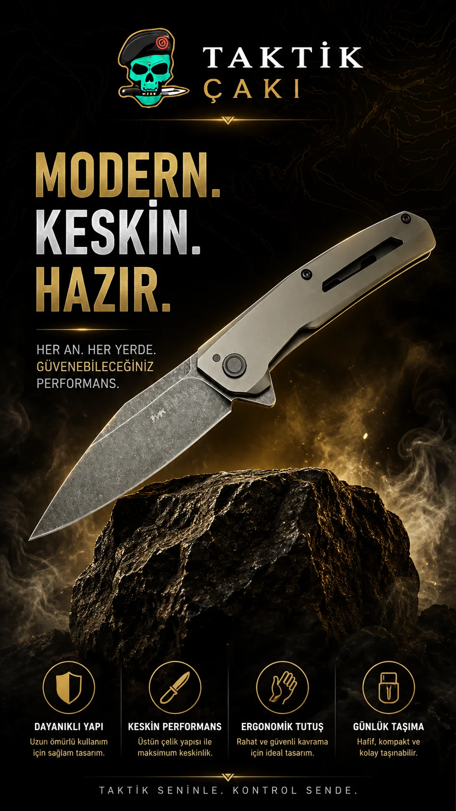 Sibirya Krşv Çakı – Doğa Doğrunun Klasik ve Dayanıklı Av Çakısı - Görsel 2