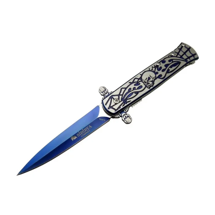 Sibirya Kurukafa Blue Çakı 22 CM – Fantazi Çakı