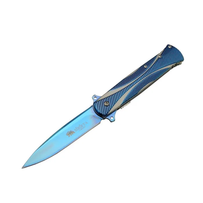 Sibirya Pullu Çakı Blue – 21,5 cm
