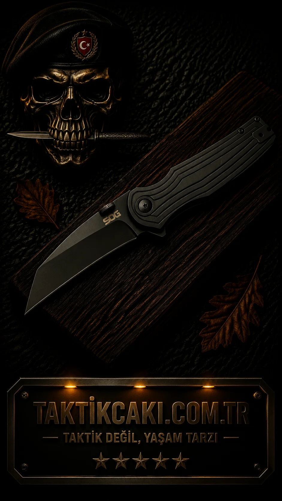 Sog Pinkerton 18cm Folding Knife – Professional Extraction & Cutting Tool - Video Görseli