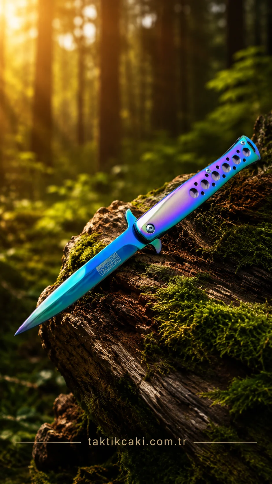 Tac Force Ti‑Lite Rainbow Folding Knife 23 cm – Colorful, Lightweight and Durable Tactical Knife - Görsel 2