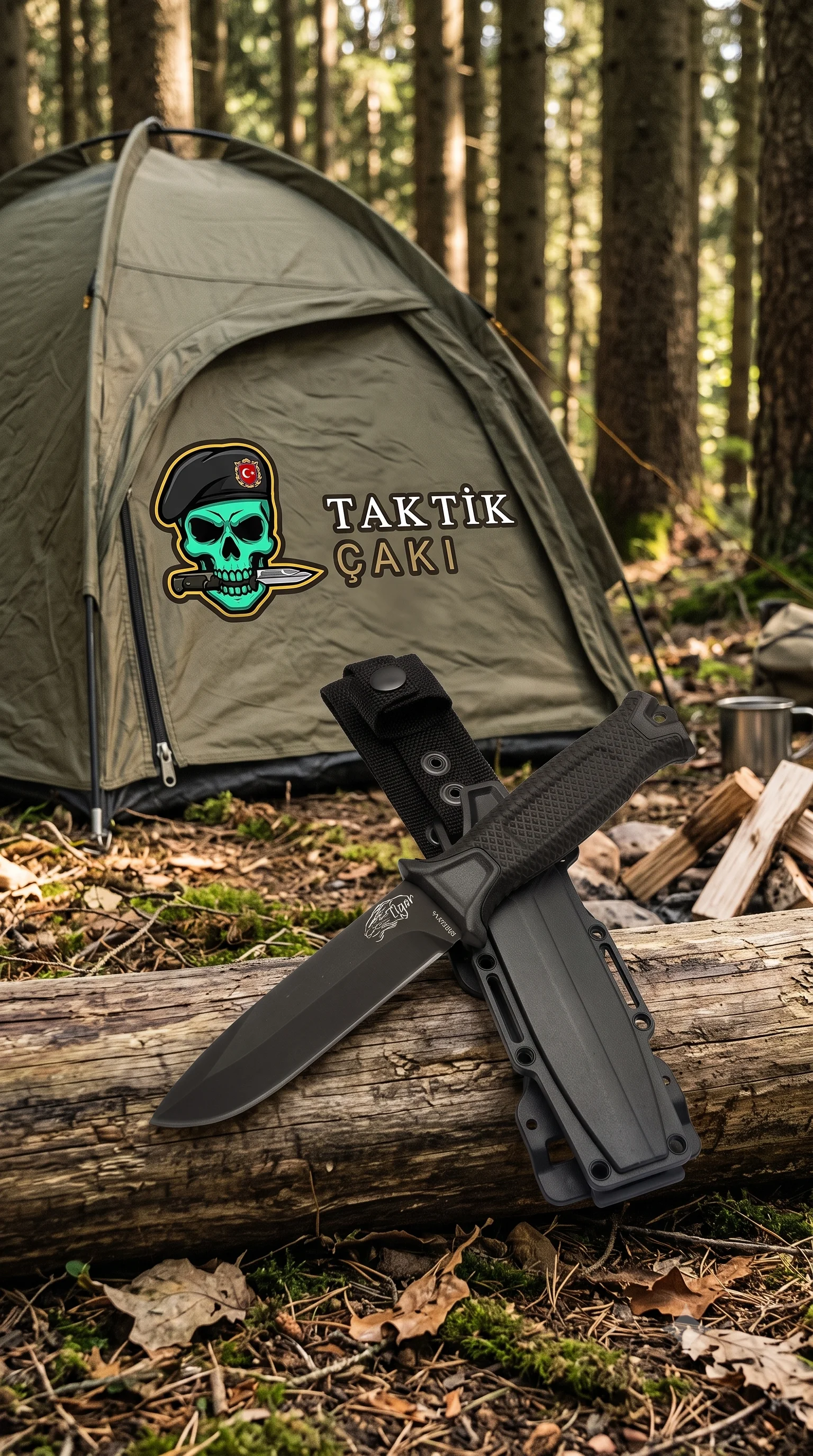 Tiger Tactical 25 CM Hunting Knife